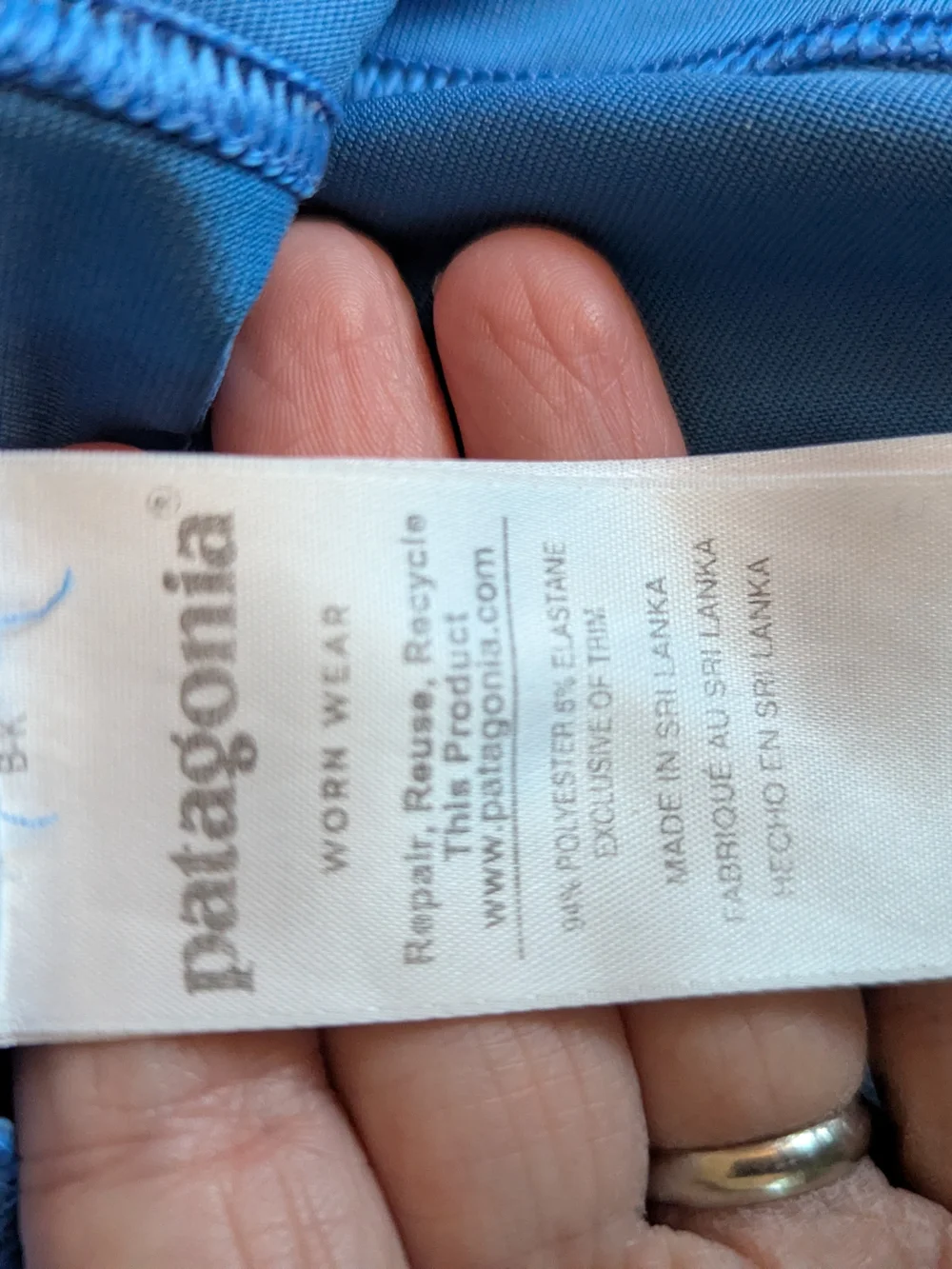 Patagonia Capilene Silkweight Sun Hoody Shirt 2T Superior Blue 2019